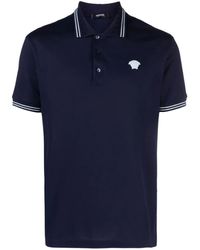 Versace - Polo Shirt With Medusa Embroidery - Lyst
