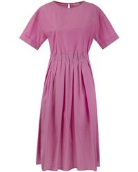 Peserico - Cotton-blend Dress With Light Stitch - Lyst