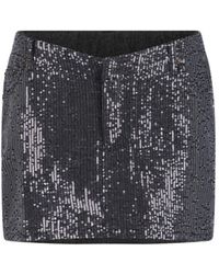 ROTATE BIRGER CHRISTENSEN - Sequin Mini Skirt - Lyst