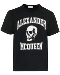 Alexander McQueen - Varsity Branding T Shirt - Lyst