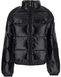 Pyrenex - 'Vintage Mythic' Down Jacket With Stand-Up Collar And Logo Patch On The Sleeve - Lyst