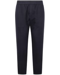 Emporio Armani - Drawstring Chino Trousers - Lyst