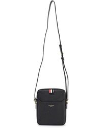 Thom Browne - Pebble Grain Leather Vertical Camera Bag - Lyst
