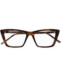 Saint Laurent - Sl 737 Mica Thin Opt Linea Sl Logo Eyeglasses - Lyst