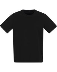 Herno - Stretch Cotton Jersey T-Shirt - Lyst