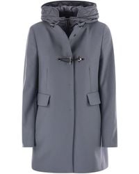 Fay - Toggle Coat In Wool Cloth - Lyst