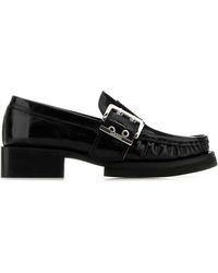 Ganni - Leather Loafers - Lyst