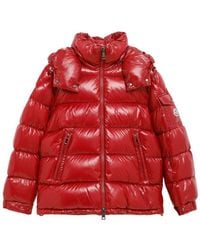 Moncler - Glossy 'Maire' Down Jacket With Hood - Lyst