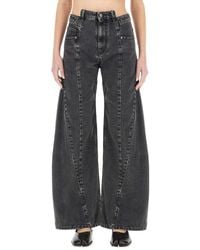 Maison Margiela - "dècortiqué" Palazzo Jeans - Lyst