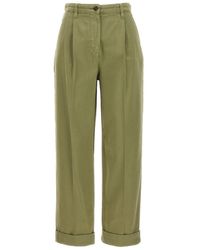Etro - Cropped Chino Pants - Lyst