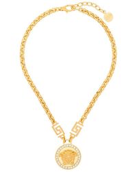 Versace - Necklace With Rhinestones Accessories - Lyst
