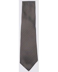 ZEGNA - Cravatte Marrone - Lyst
