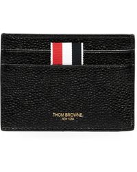 Thom Browne - Double Sided Card Holder With Rwb Gg Tab - Lyst