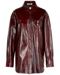 Sportmax - Nappa Leather Borel Shirt - Lyst