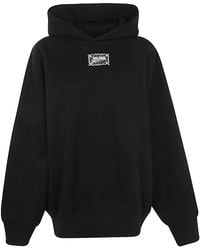 Jean Paul Gaultier - Cotton Oversized Hoodie With "Lace Label" Transfer - Lyst