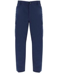 KENZO High-rise Cargo Pants in Gray for Men | Lyst