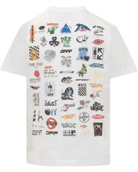 Off-White c/o Virgil Abloh - Logic T-shirt - Lyst