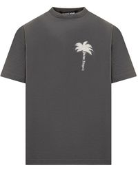 Palm Angels - T-shirt With The Palm Logo - Lyst