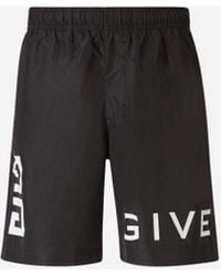 Givenchy - Logo Technical Swimsuit - Lyst