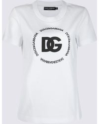 Dolce & Gabbana - And Cotton T-Shirt - Lyst
