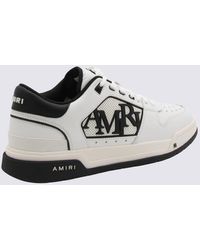Amiri - White And Black Leather Sneakers - Lyst