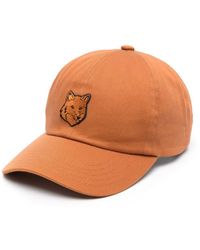 Maison Kitsuné - Bold Fox Hat With Patch - Lyst