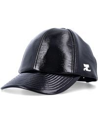 Courreges - Courrèges Reedition Vinyl Cap With Ac Logo - Lyst
