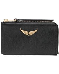 Zadig & Voltaire - Zv Card Grained Leather - Lyst