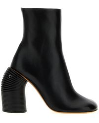 Off-White c/o Virgil Abloh - Leather Spring Ankle Boots - Lyst