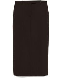 Officine Generale - Interlock Twill Maxi Skirt - Lyst