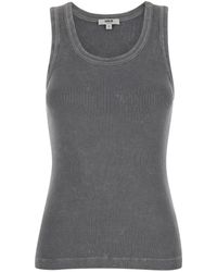 Agolde - Ribbed Tank Top - Lyst