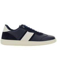 Ferragamo - Sneakers With Contrasting Heel And Logo Lettering On The Tongue - Lyst