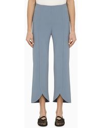 By Malene Birger - Light Normann Trousers With Slits - Lyst