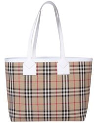 Burberry - Vintage Check Tote - Lyst