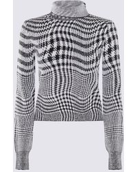Burberry - And Wool Blend Jumper - Lyst