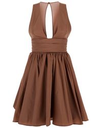 Pinko - Sleeveless Mini Dress With Pinces - Lyst