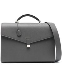 Valextra - Iside Leather Handbag - Lyst