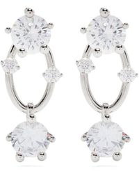 Panconesi - "spiral Serpent Hoops" Earrings Accessories - Lyst