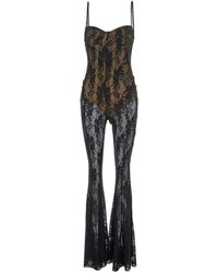Norma Kamali - Sòeeveòess Dress With Bodice And Semi Sheer Design - Lyst