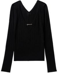 Jacquemus - V-Neck Knitwear - Lyst