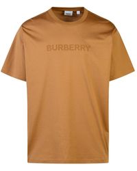 Burberry - 'Harriston' Cotton T-Shirt - Lyst