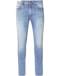 Pt05 - 'rock' Blue Cotton Blend Jeans - Lyst