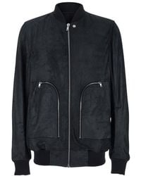 Rick Owens - Bauhaus Flight' Bomber Jacket - Lyst