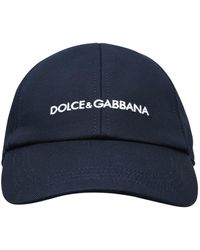 Dolce & Gabbana - Black Cotton Hat - Lyst