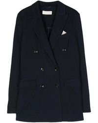 Circolo 1901 - Double-Breasted Pique Jacket - Lyst