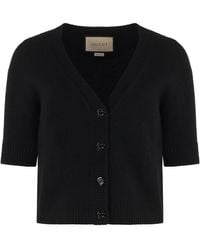 Gucci - V-Necked Cashmere Cardigan - Lyst