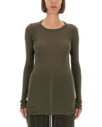 Rick Owens - Rib Ls T Shirt - Lyst