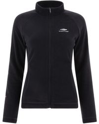 Balenciaga - Zip-Up Sweatshirt With Logo - Lyst