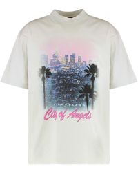 Balenciaga - Round Neck Cotton T-Shirt - Lyst