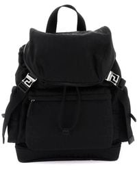 Versace - Allover Neo Nylon Backpack - Lyst